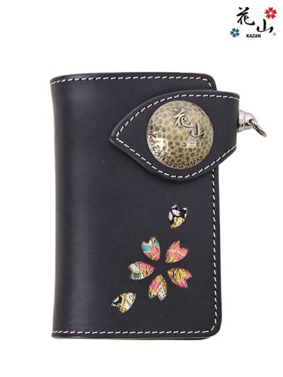 【花山】<br>レザーミドルウォレット 〔W-88K〕