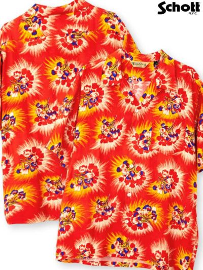 【Schott】<br>“HAVANA”HAWAIIAN SHIRT
