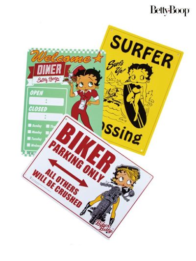 ≪40%OFF≫【BETTY BOOP】<br>PLASTIC SIGN BOARD≪返品・取寄対応不可≫