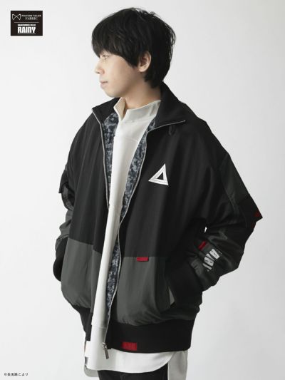 【POLYGON TAILOR FABRIC】<br>レイニィモデル：ZIPブルゾン