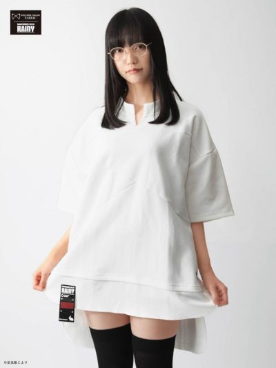 【POLYGON TAILOR FABRIC】<br>レイニィモデル：スタンドカラープルオーバー