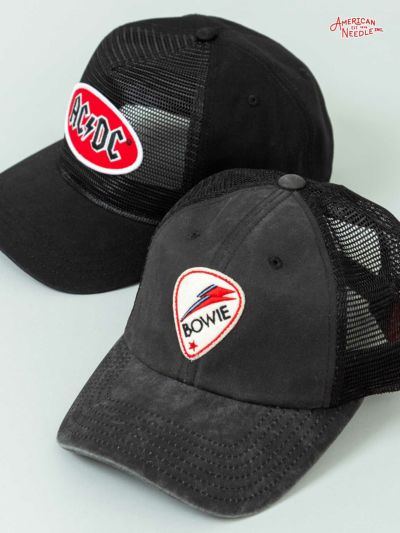 ≪50%OFF≫【AMERICAN NEEDLE】<br>“DAVID BOWIE／AC/DC”メッシュキャップ≪返品・取寄対応不可≫