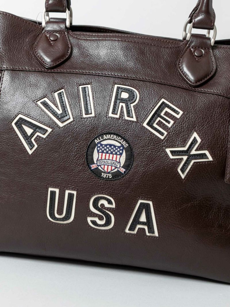 【AVIREX】“BULTO-VARSITY-”2WAY TOTE BAG AVX5627 ◇