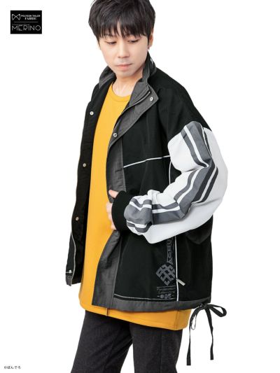【POLYGON TAILOR FABRIC】<br>メリノモデル：ZIPブルゾン