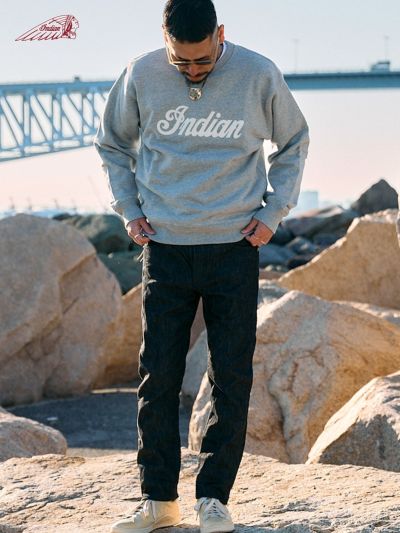 ≪30%OFF≫【INDIAN】<br>Broken Denim Pants≪返品・取寄対応不可≫