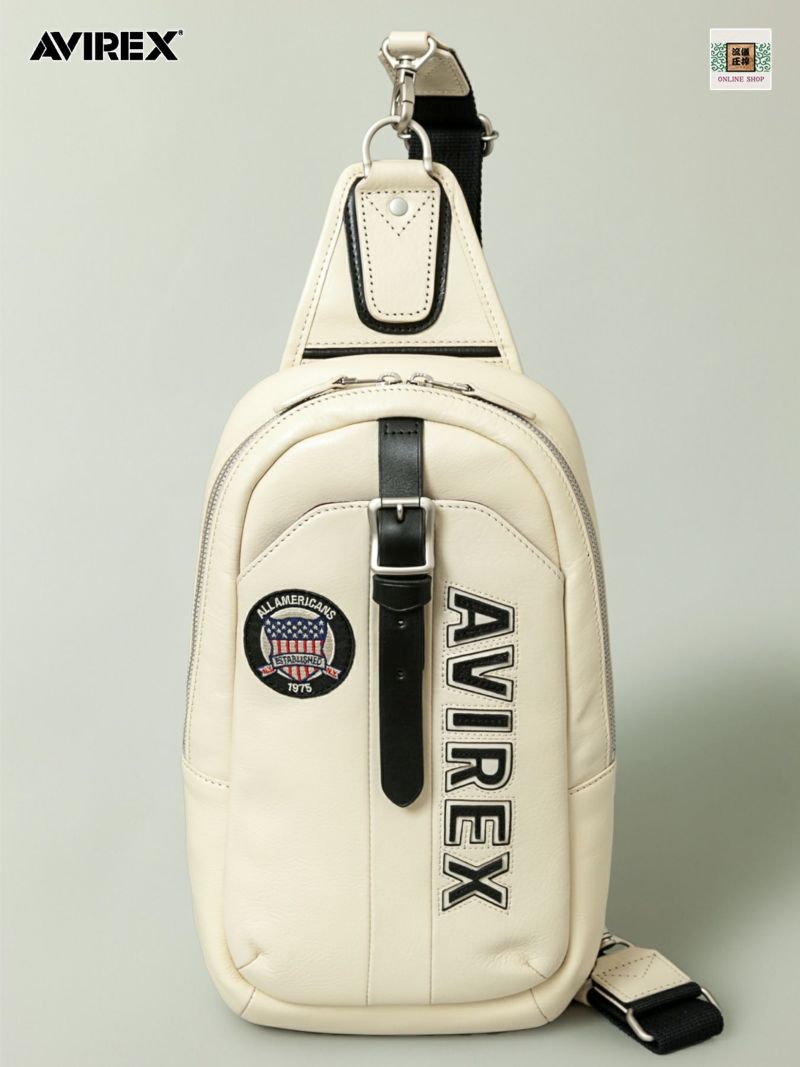 AVIREX】“BULTO-VARSITY-” ONE SHOULDER BAG AVX5629 ∴ | CSMEN