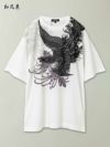 【和風景】“鳳凰と菊”プリントDRY素材Tシャツ