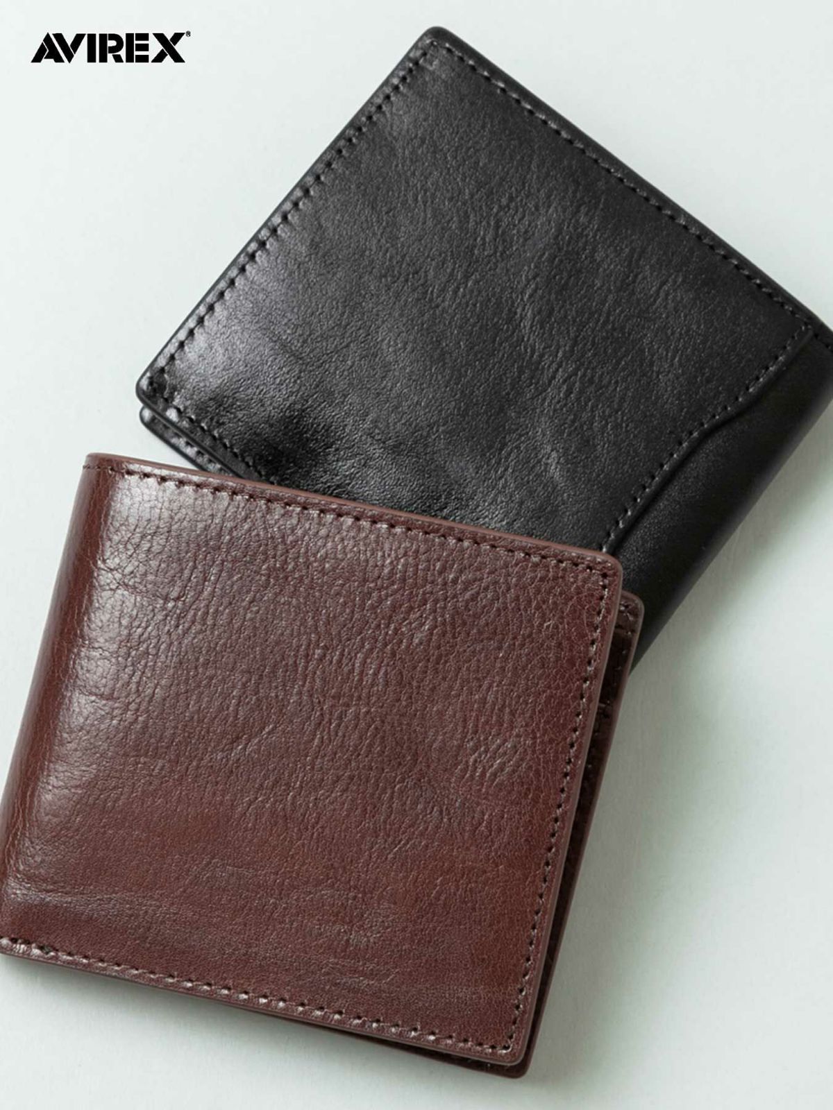 【AVIREX】“BEIDE” FOLDED WALLET AX9100