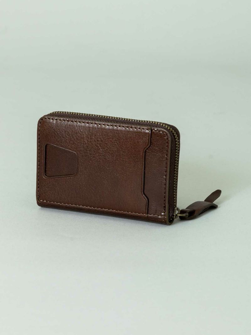 【AVIREX】“BEIDE” ROUND ZIP MINI WALLET AX9104