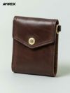 【AVIREX】“HORWEEN”LEATHER TRIFOLD AVX5633