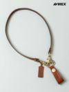 【AVIREX】“FAHNE2” LEATHER WALLET CORD AX9304