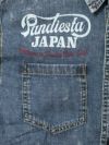 【PANDIESTA JAPAN】“PDJ BIKE SHOP”刺繍入りケミカル加工デニムシャツ