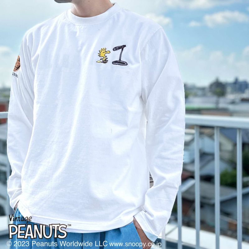 【FLAGSTAFF×PEANUTS】SNOOPY ギターロンT