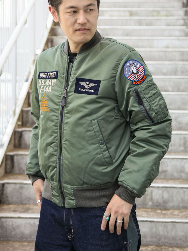 【AVIREX】“TOMCAT”MA-1 JACKET