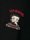 【VANSON×BETTY BOOP】“Angel＆Devil”刺繍入り切替ワンピース〔別注〕