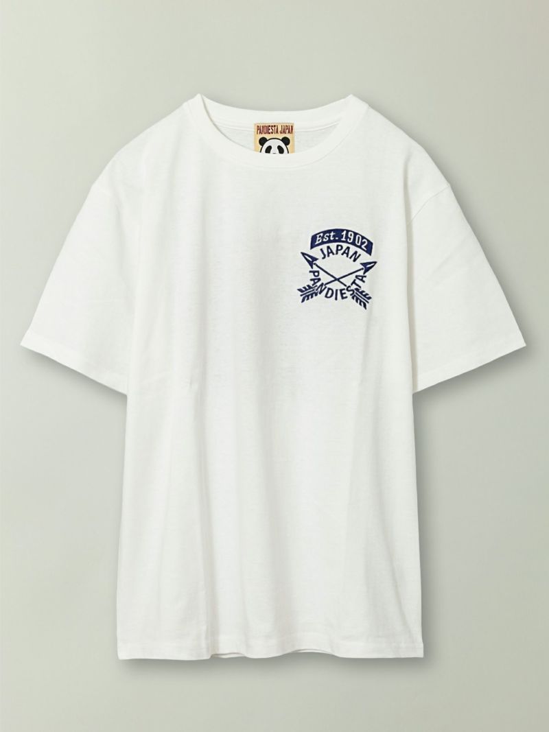 【PANDIESTA JAPAN】“PANDIAN”刺繍入りTシャツ