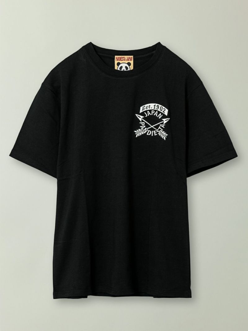 【PANDIESTA JAPAN】“PANDIAN”刺繍入りTシャツ