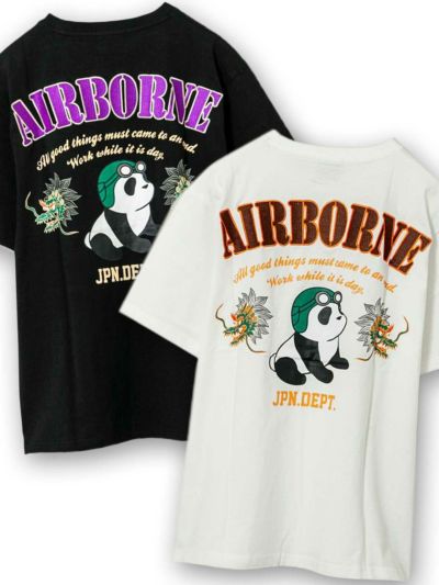 【PANDIESTA JAPAN】<br>“AIR BORNE”刺繍入りTシャツ