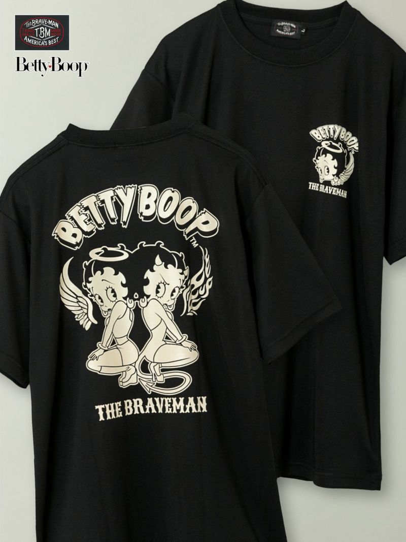 【The BRAVE-MAN×BETTY BOOP】“Angel＆Devil”DRY素材Tシャツ