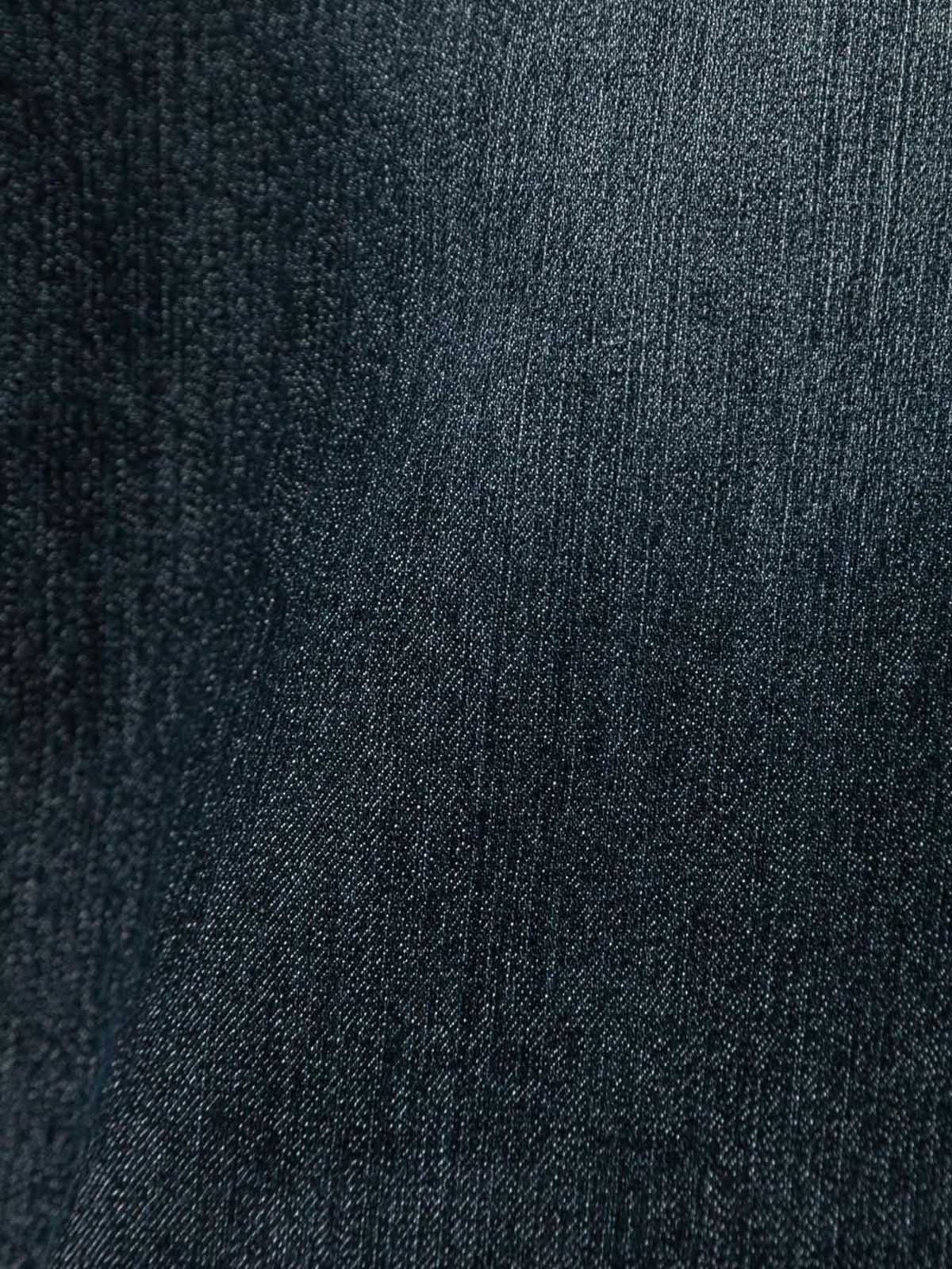 【雅結】“白虎と牡丹”総刺繍 金襴切替ストレッチデニムパンツ