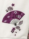 【雅結】“菊と桜”総刺繍ふくれジャガード素材 和生地遣いZIPパーカー