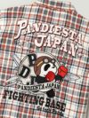 【PANDIESTA JAPAN】“PDJ FIGHTER”刺繍入りチェックシャツ