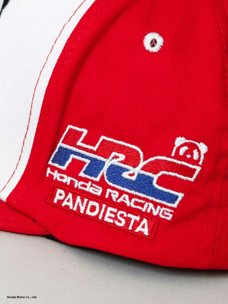 【HONDA×PANDIESTA JAPAN】“HRC”刺繍入りフラットキャップ