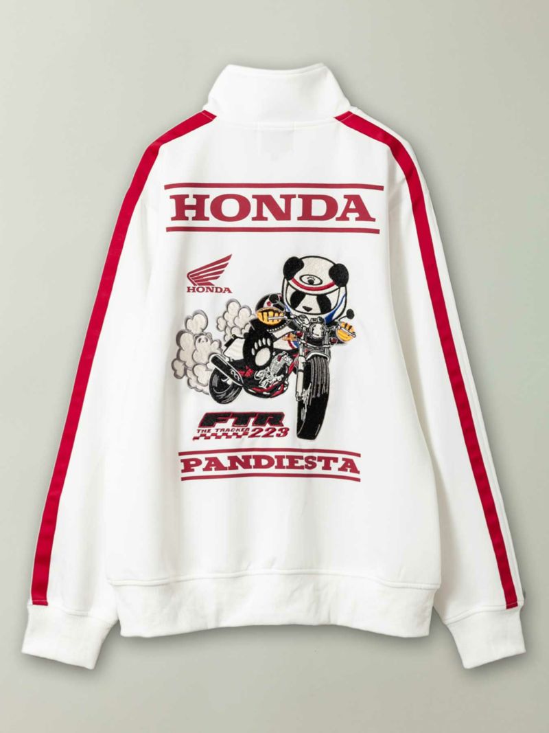 【HONDA×PANDIESTA JAPAN】“FTR223”刺繍入りフルZIPジャージ
