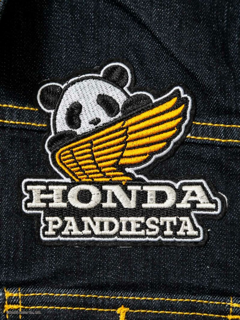 【HONDA×PANDIESTA JAPAN】“WING LOGO”サガラ刺繍ストレッチデニムジャケット