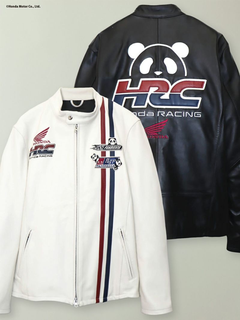 【HONDA×PANDIESTA JAPAN】“HRC”ラムレザー レーシングジャケット