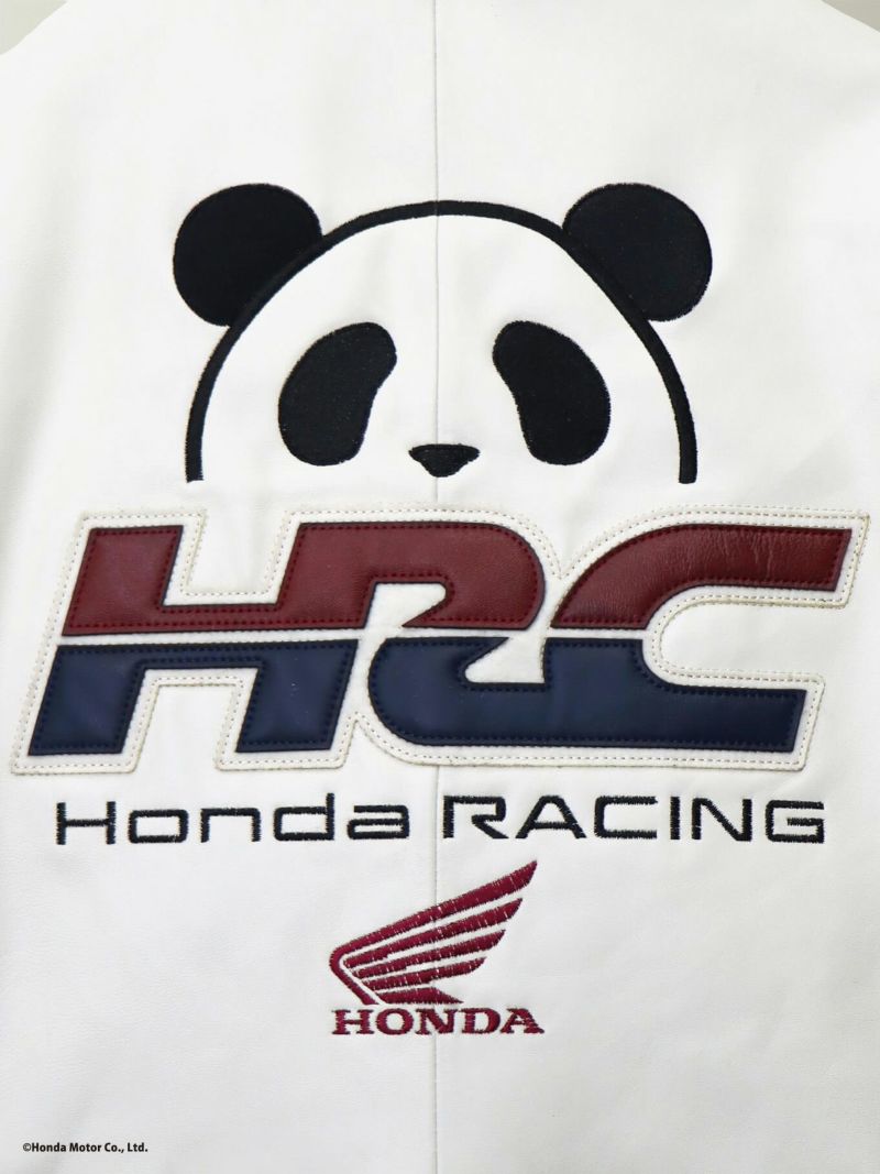 【HONDA×PANDIESTA JAPAN】“HRC”ラムレザー レーシングジャケット