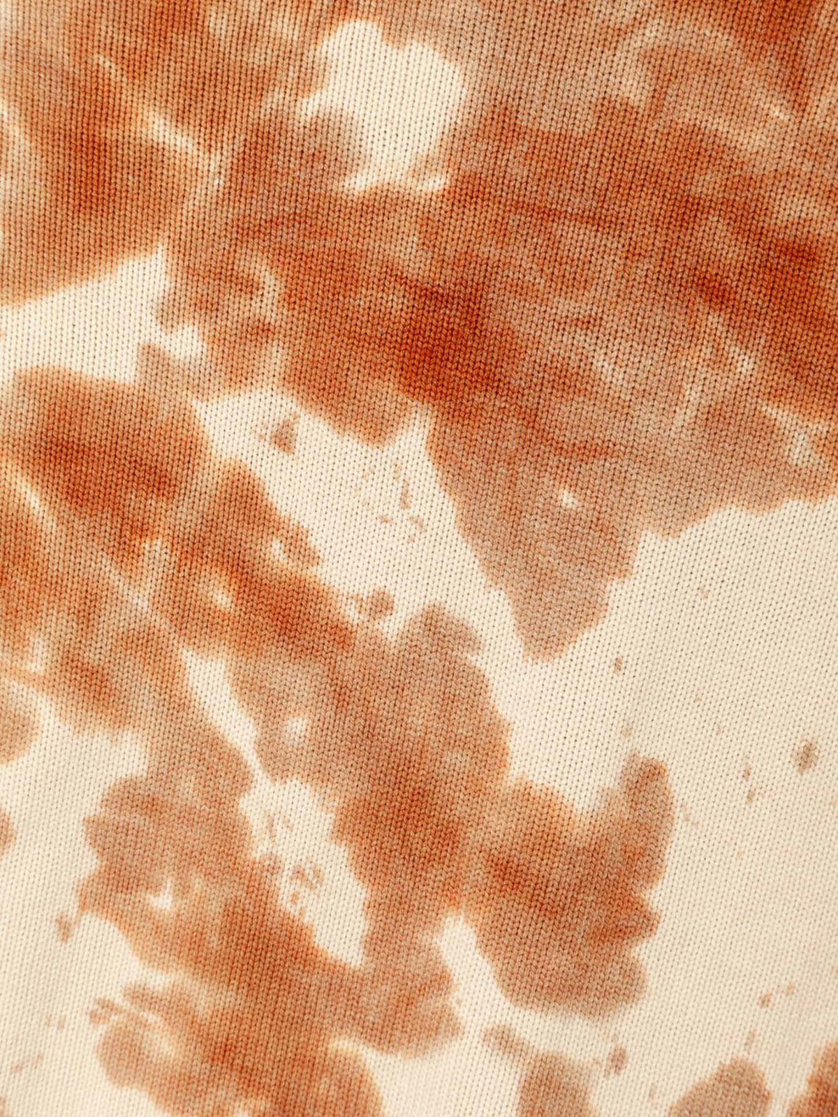 【雅結】折り鶴刺繍 タイダイ染めニットカーディガン