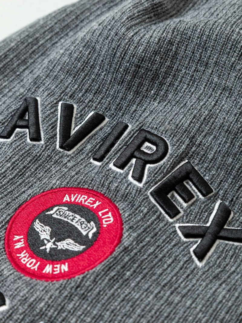 【AVIREX】VARSITY LOGO WATCH CAP