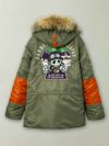 【PANDIESTA JAPAN】“南極探検隊”刺繍入りN-3Bジャケット