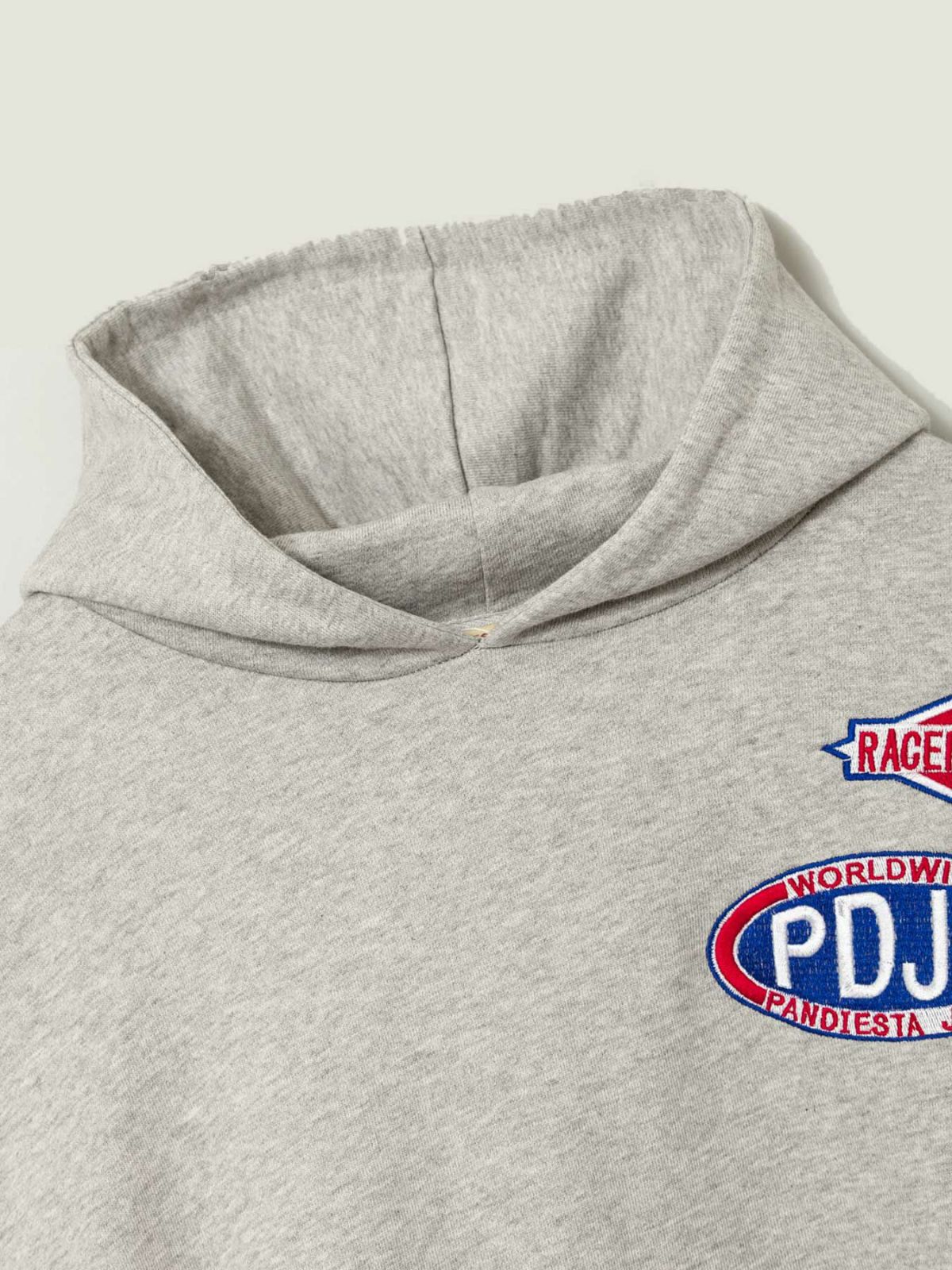 【PANDIESTA JAPAN】“Hot Rod”刺繍入りプルパーカー