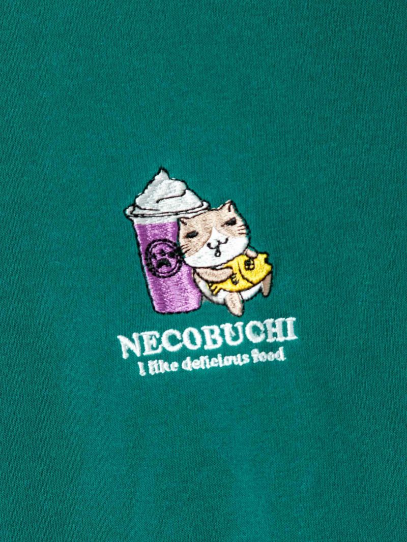 【NECOBUCHI-SAN】“OSAKANYA-CAFE”BIGシルエット裏起毛トレーナー