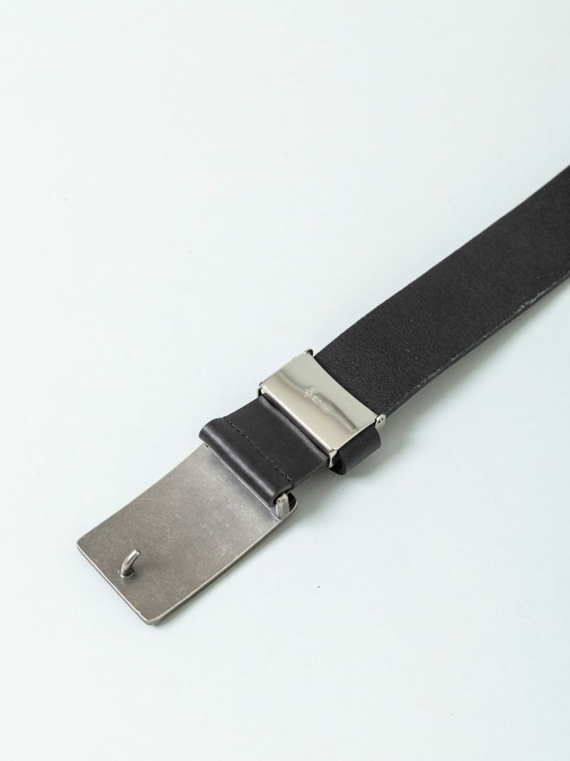 【AVIREX】AIR FORCE MARK VINTAGE PROCESSING BUCKLE COW LEATHER BELT〔LIMITED〕