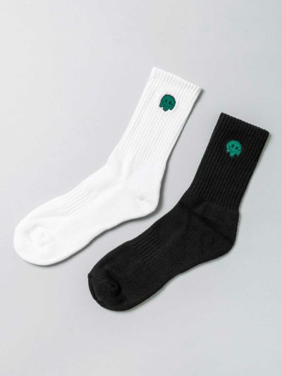 ≪40%OFF≫【POSITIVE】<br>“GHOST”クルーソックス≪返品・取寄対応不可≫