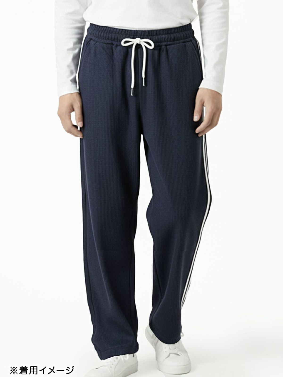 【VENTIQUE】WAFFLE WIDE PANTS