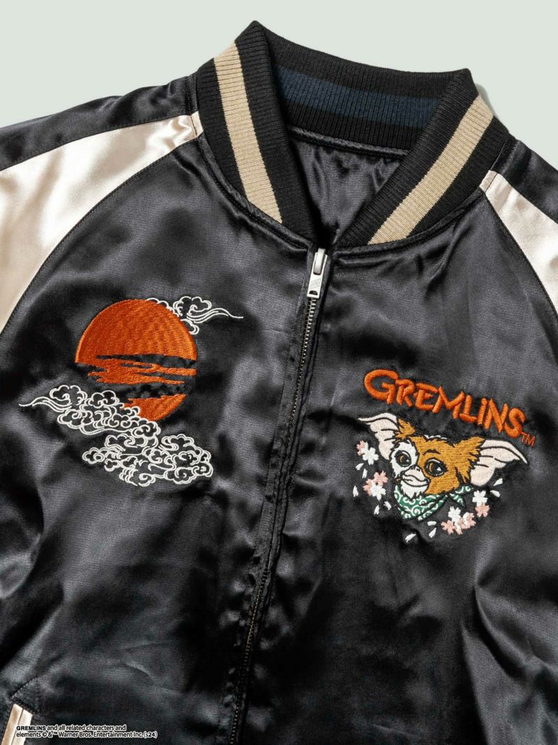 【GREMLINS】“ギズモ”総刺繍リバーシブルスカジャン