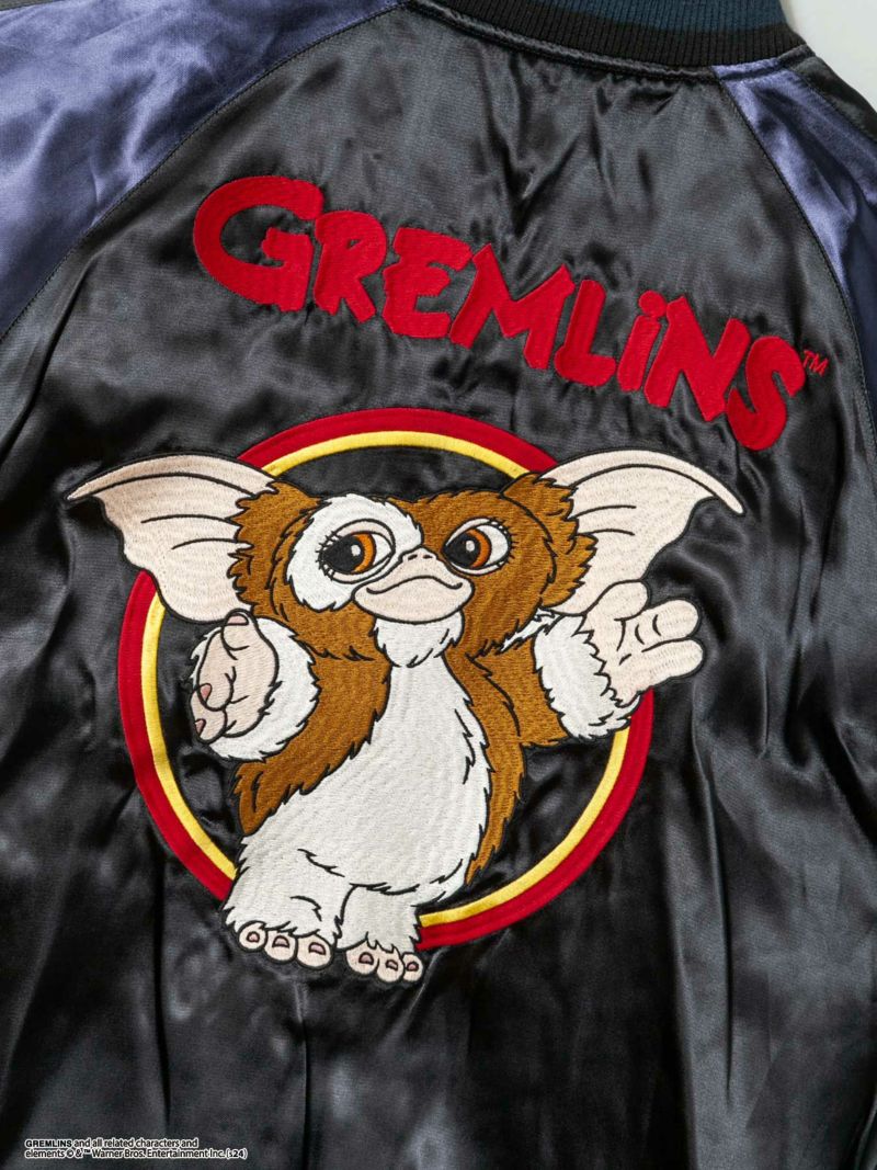 【GREMLINS】“ギズモ”総刺繍リバーシブルスカジャン