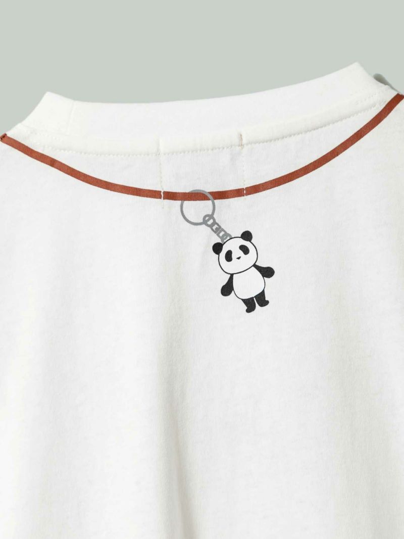 【PANDIESTA JAPAN】“のぞき見パンダ”トリックTシャツ