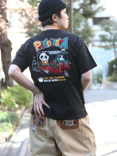 【PANDIESTA JAPAN】<br>“トゥクトゥク”刺繍入りTシャツ
