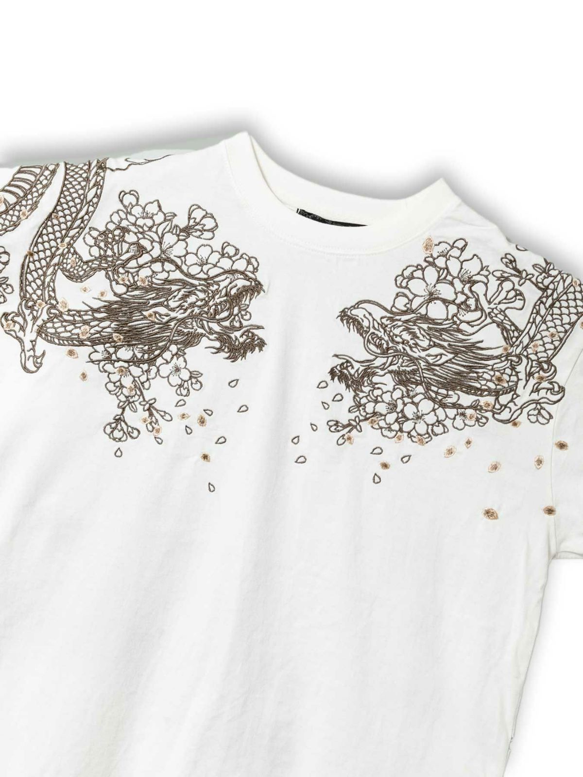 【絡繰魂・粋】“桜双龍”総刺繍Tシャツ