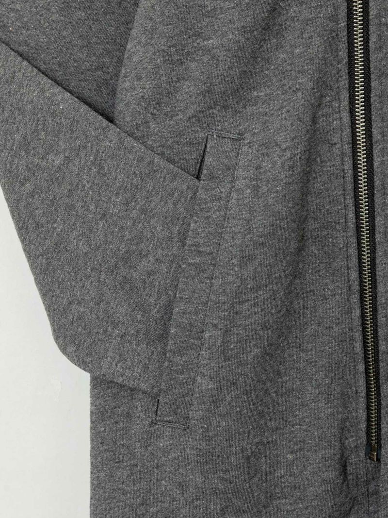 【今昔 -KON-JAKU-】“蝶とリボンと花”総刺繍ライダース風ロングZIPパーカー