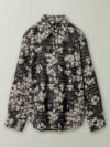 【衣櫻】“夜桜”二重織ジャガードガーゼ素材レギュラーシャツ