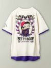 【HARAKIRI×BETTY BOOP】“大正浪漫ベティ”刺繍入りフェイクレイヤードTシャツ〔別注〕