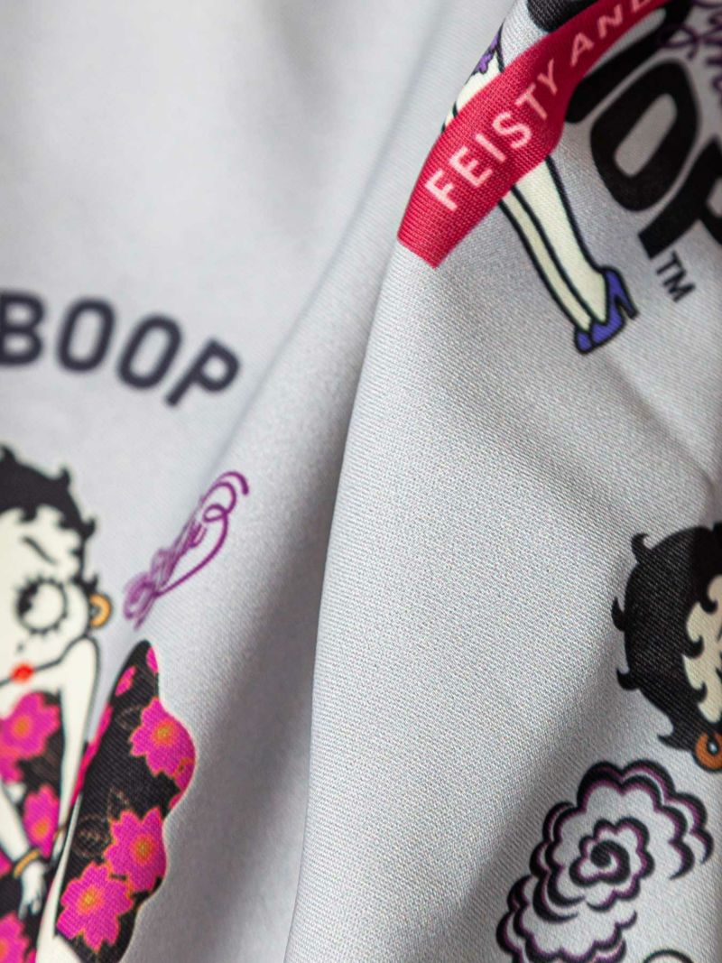 【HARAKIRI×BETTY BOOP】“アーカイブベティ”総柄プリント半袖開襟シャツ〔別注〕