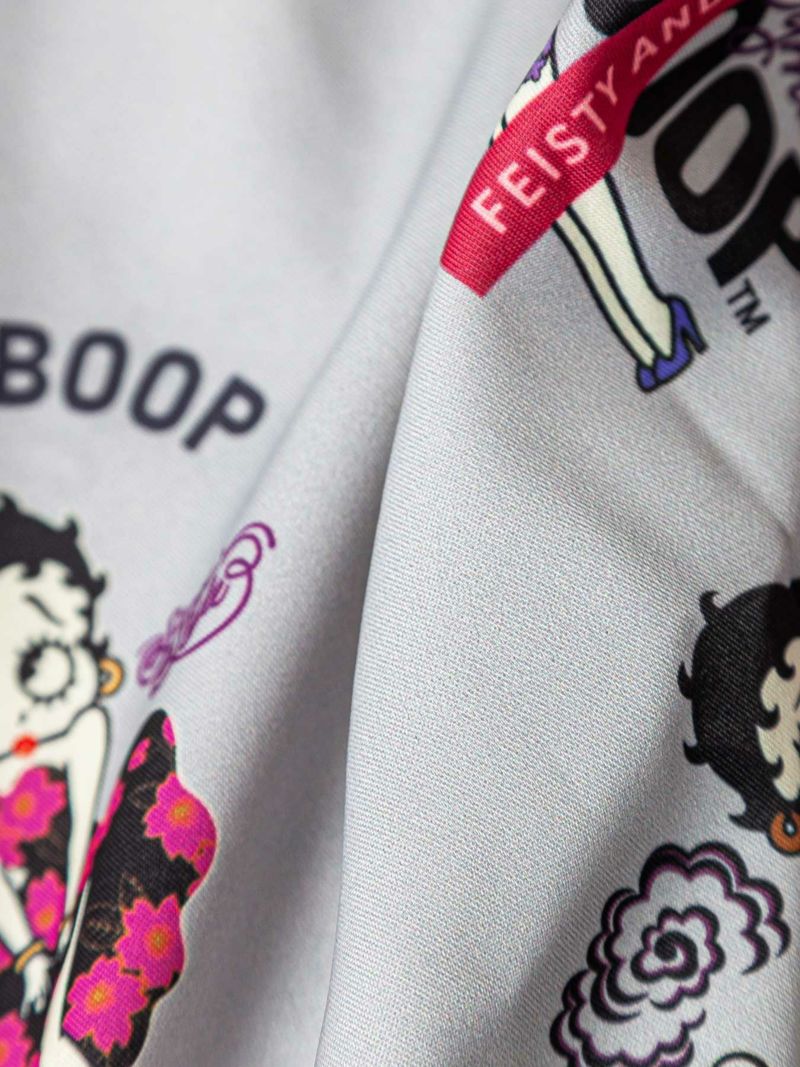 【HARAKIRI×BETTY BOOP】“アーカイブベティ”総柄プリント半袖開襟シャツ〔別注〕