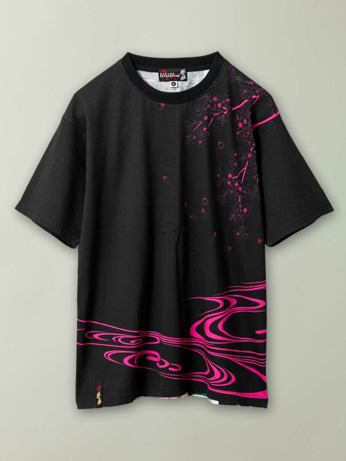 【抜刀娘】“妃那/穂乃花：誘い”刺繍入りプリントTシャツ